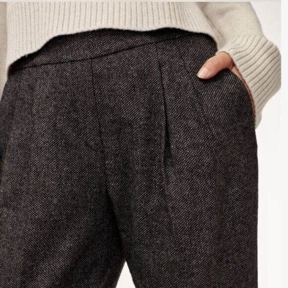 NWT Aritzia Babaton Cohen Wool Pant - Picture 2 of 6